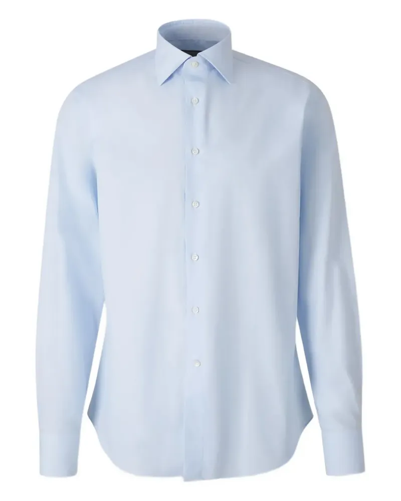 Canali Klassisches Hemd - Blau Blau
