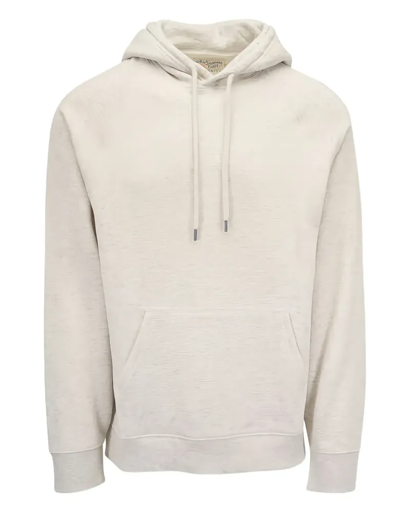 Faherty kangaroo-pocket hoodie - Nude Nude