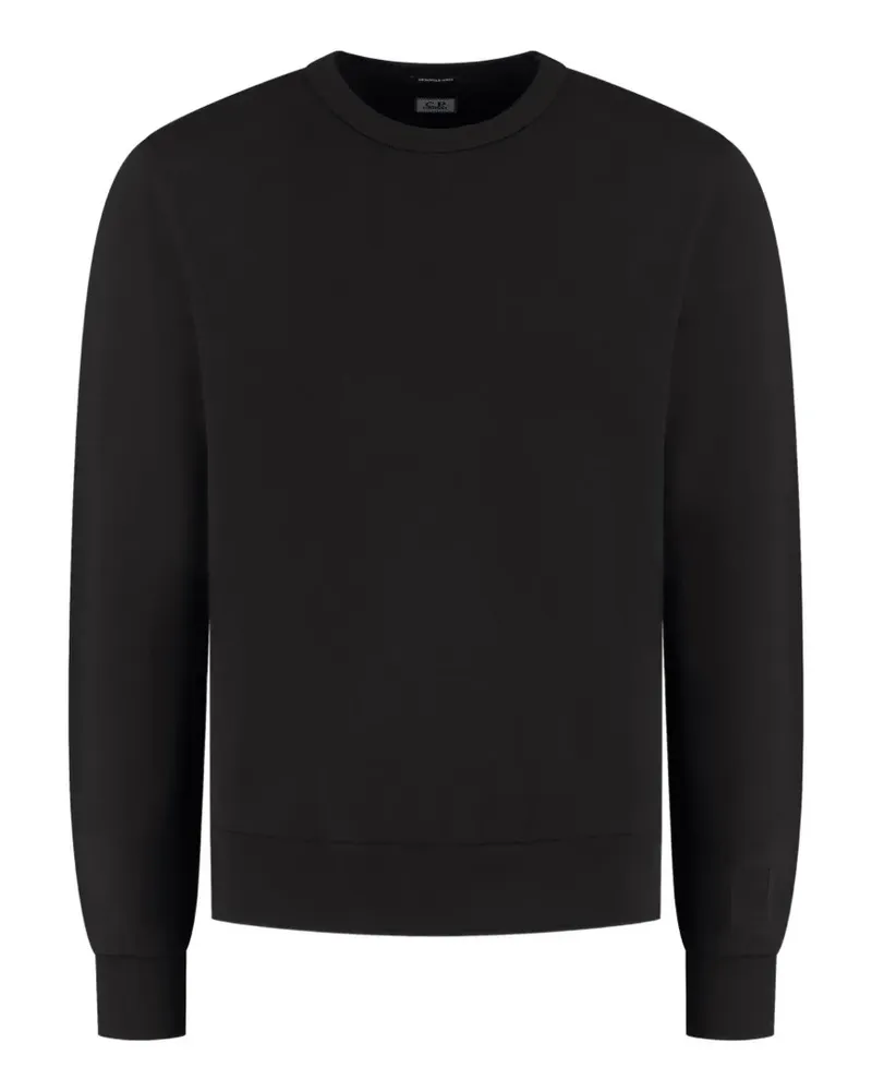 C.P. Company Metropolis Series logo-patch sweater - Schwarz Schwarz