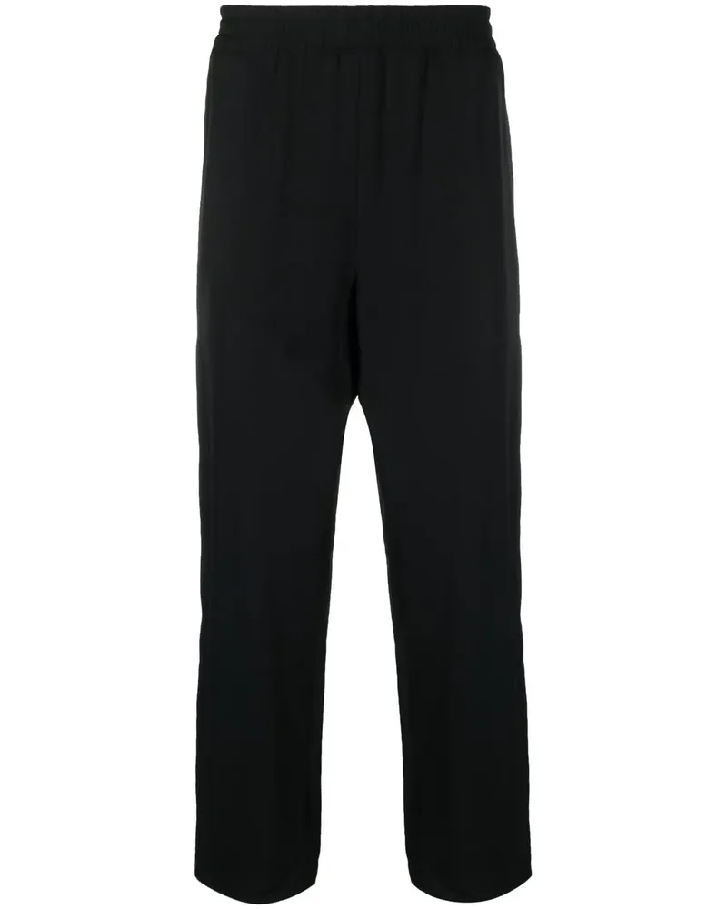 Y-3 Halbhohe Straight-Leg-Hose - Schwarz Schwarz