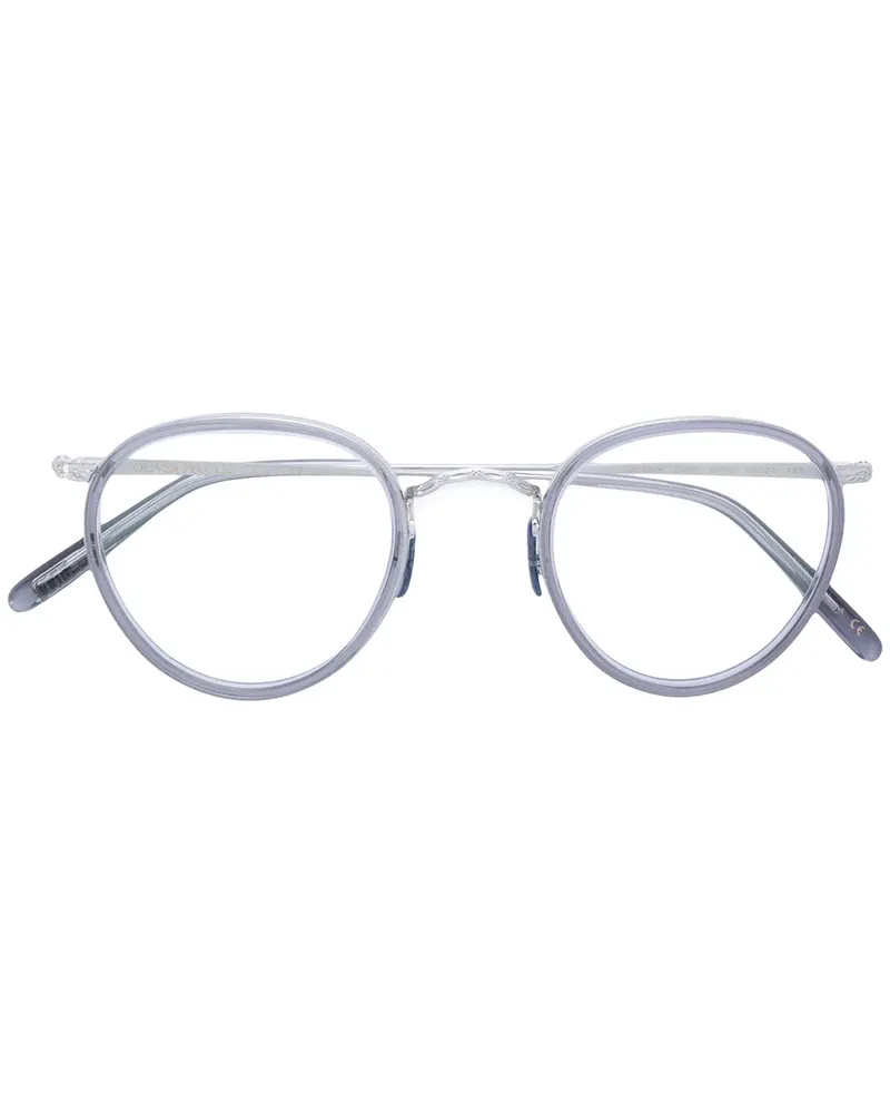 Oliver Peoples Brille mit rundem Gestell - Grau Grau