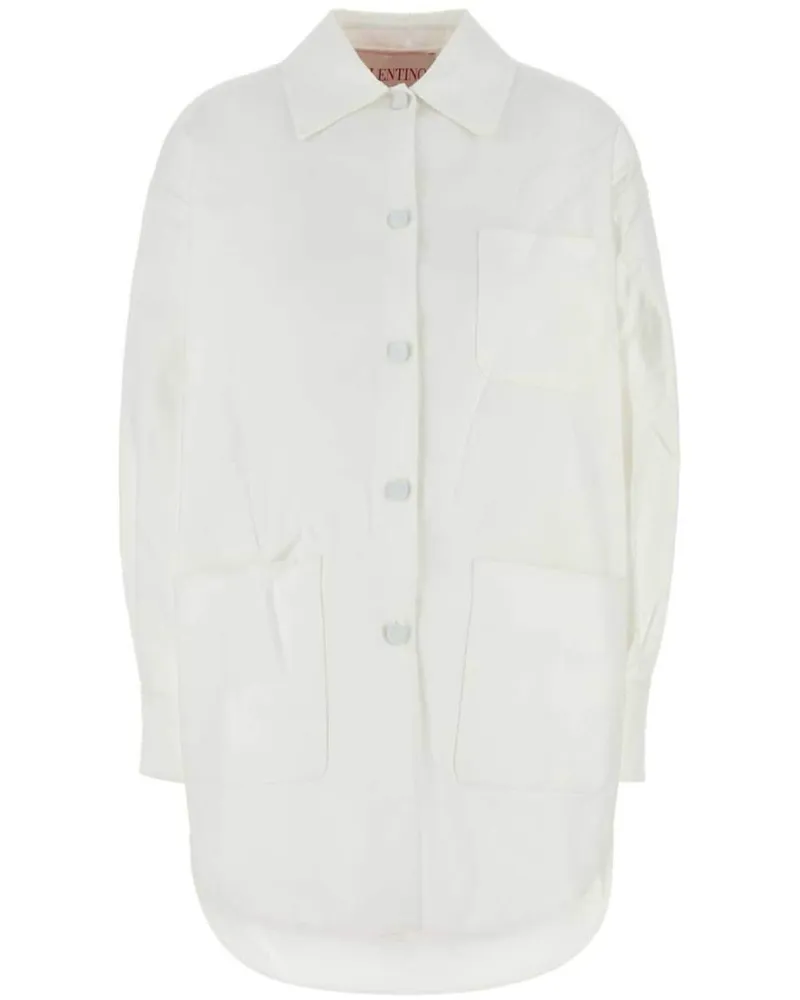 Valentino Garavani Hemdjacke mit Knopfleiste - Weiß Weiß