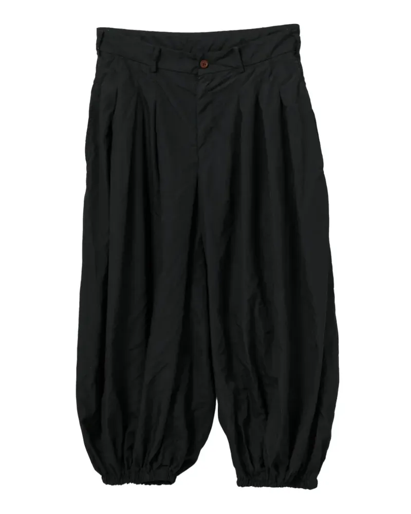 Comme des Garçons pleated trousers - Schwarz Schwarz