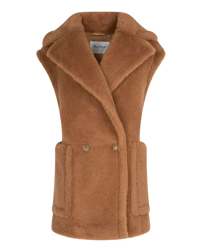 Max Mara buttoned sleeveless gilet - Nude Nude