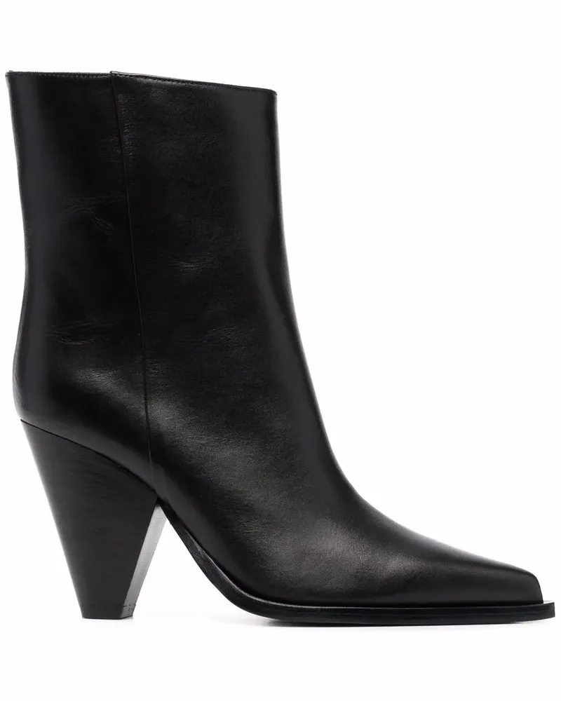 Scarosso Emily Stiefel 9mm - Schwarz Schwarz