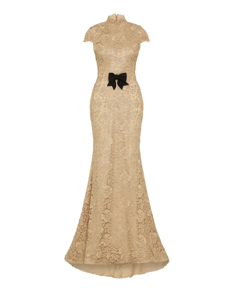 Rebecca Vallance Kurzärmeliges Nottingham Abendkleid - Nude Nude