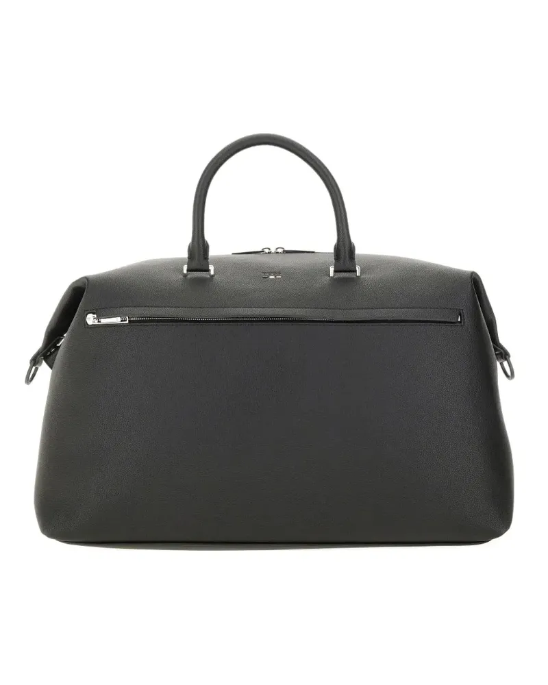 HUGO BOSS zip handle duffle bag - Schwarz Schwarz