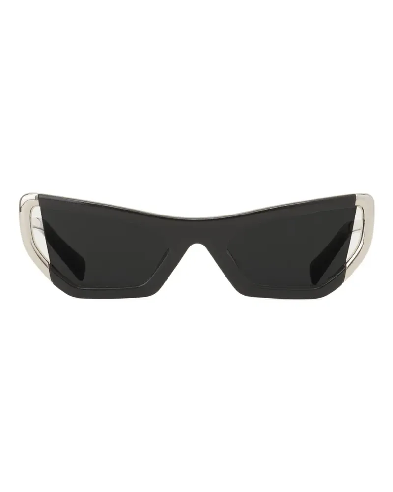 Lanvin Sonnenbrille mit geometrischem Gestell - Silber Silber