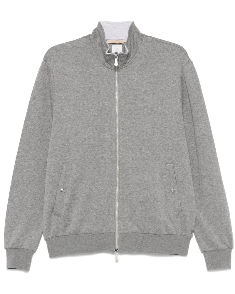 Eleventy Sweatshirt mit Reißverschluss - Grau Grau