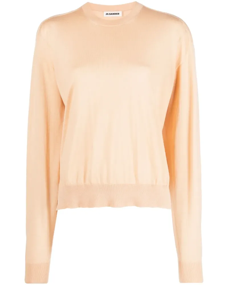 Jil Sander Pullover mit rundem Ausschnitt - Nude Nude