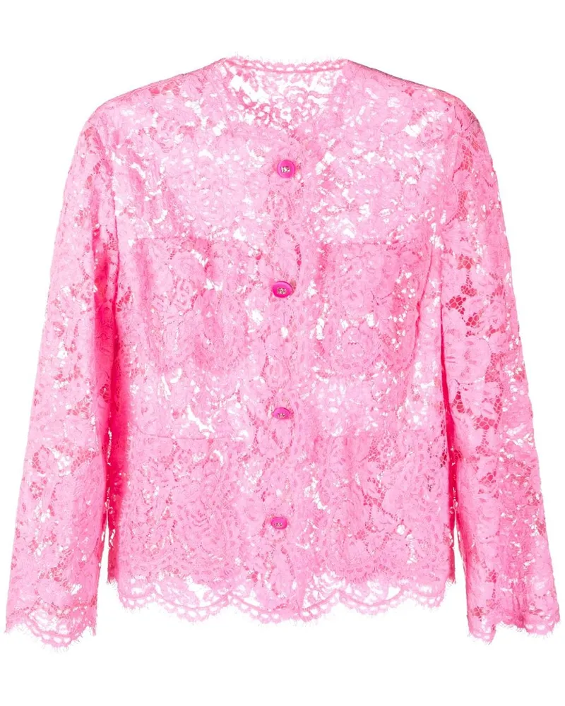Dolce & Gabbana Jacke mit Schnürung - Rosa Rosa