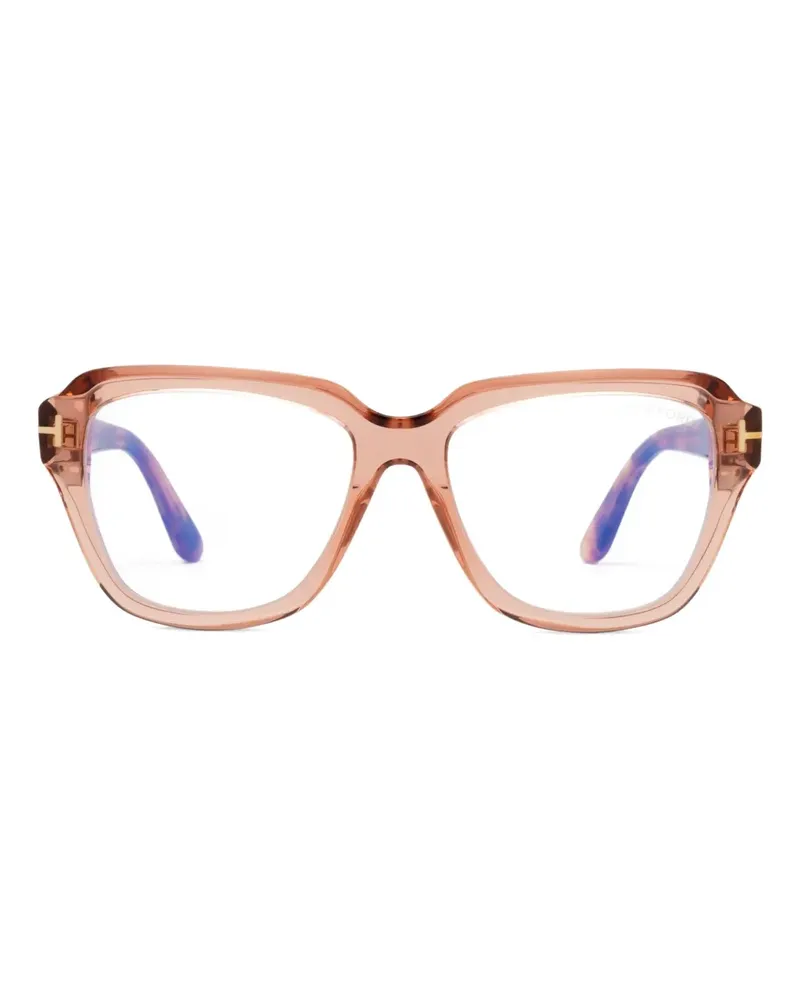 Tom Ford Brille mit eckigem Gestell - Rosa Rosa