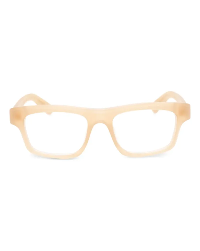 Jacquemus Galerie Brille mit eckigem Gestell - Nude Nude