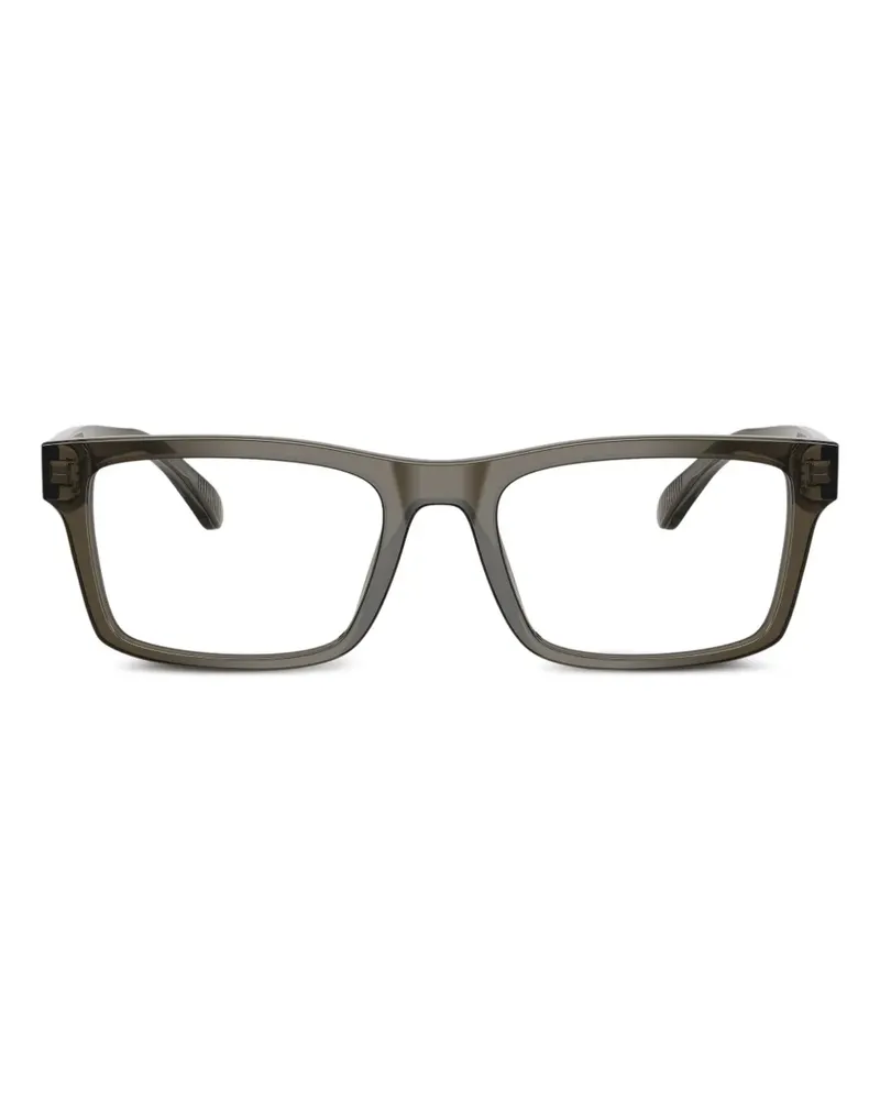 Emporio Armani Brille mit eckigem Gestell - Braun Braun