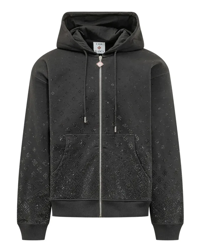 Casablanca Paris Kapuzenjacke mit Reißverschluss - Schwarz Schwarz