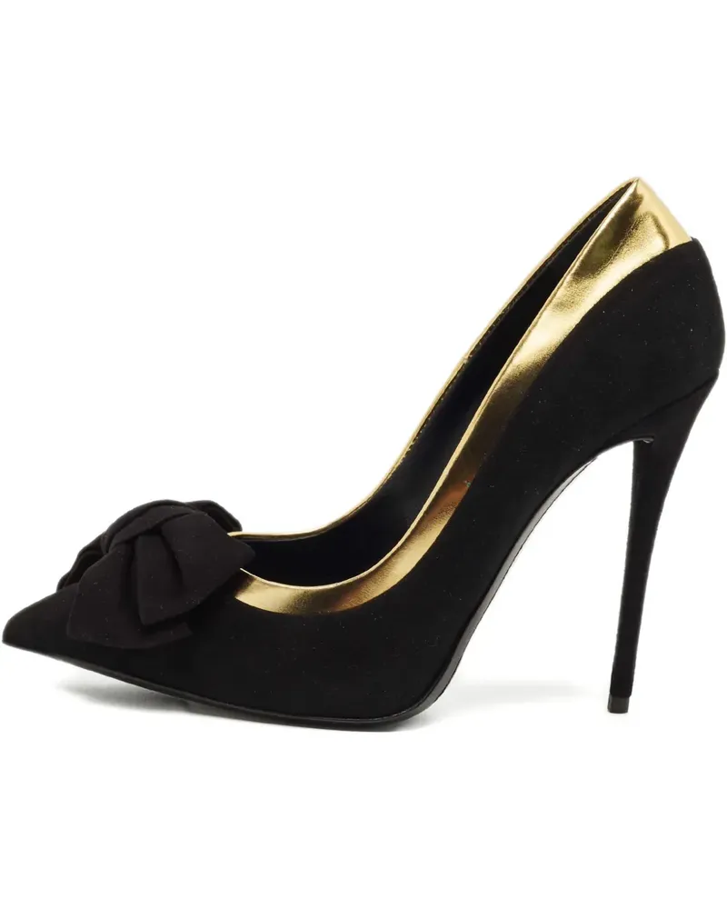Giuseppe Zanotti Pumps mit Schleife - Schwarz Schwarz