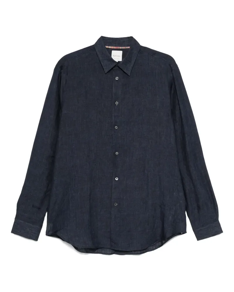 Paul Smith Hemd aus Leinen - Blau Blau