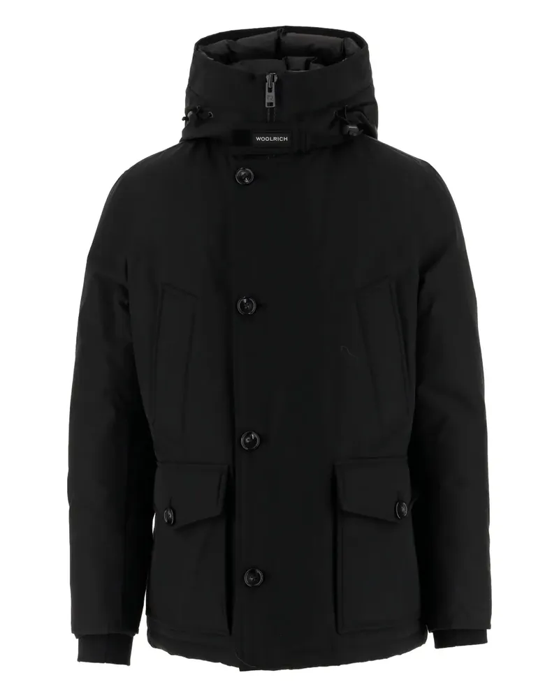 Woolrich Steppjacke mit Knopfverschluss - Schwarz Schwarz