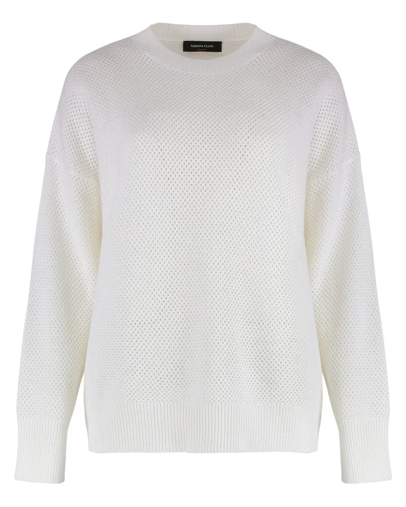 Fabiana Filippi Klassischer Pullover - Weiß Weiß