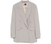 Doppelreihiger Blazer - Grau