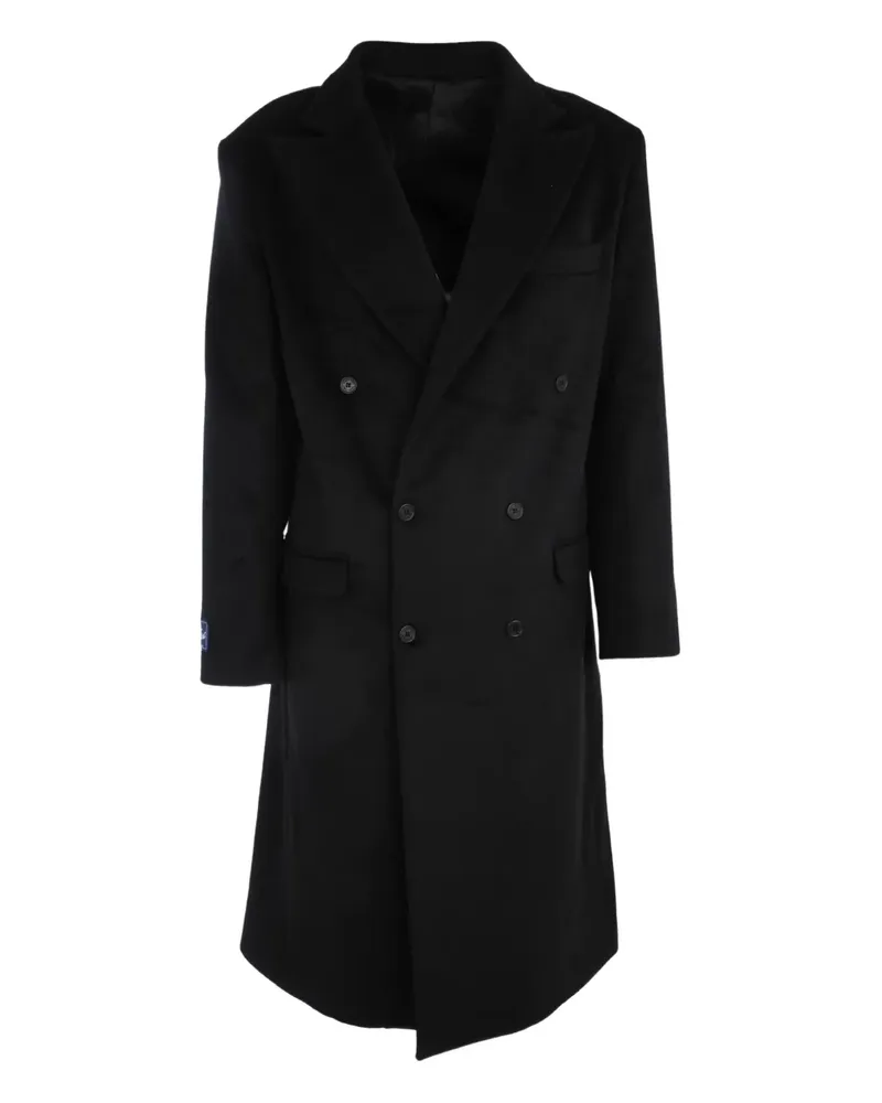 Family First Doppelreihiger Mantel - Schwarz Schwarz