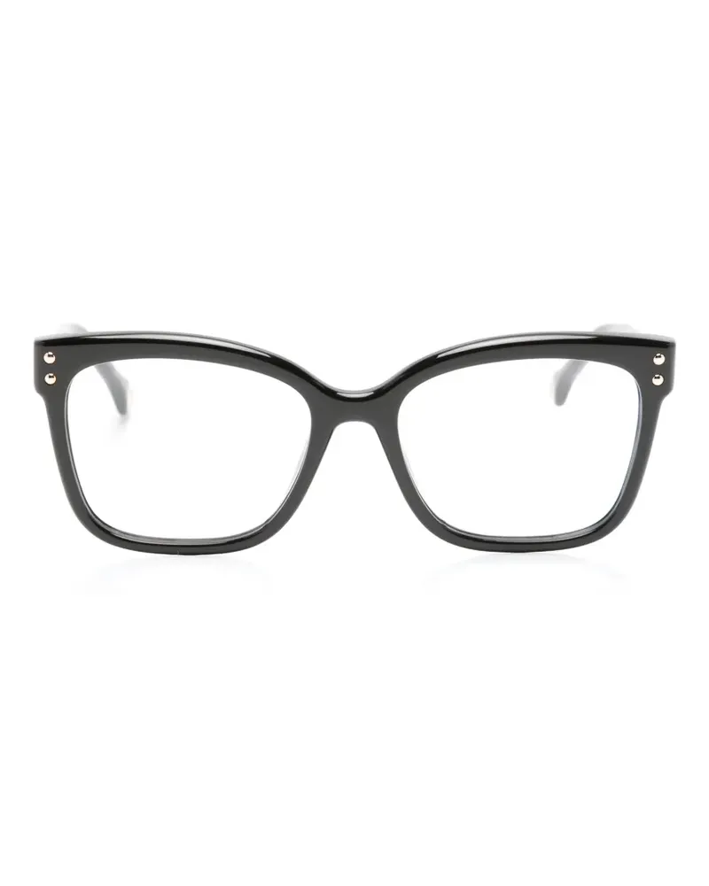 Carolina Herrera New York Brille mit eckigem Gestell - Schwarz Schwarz