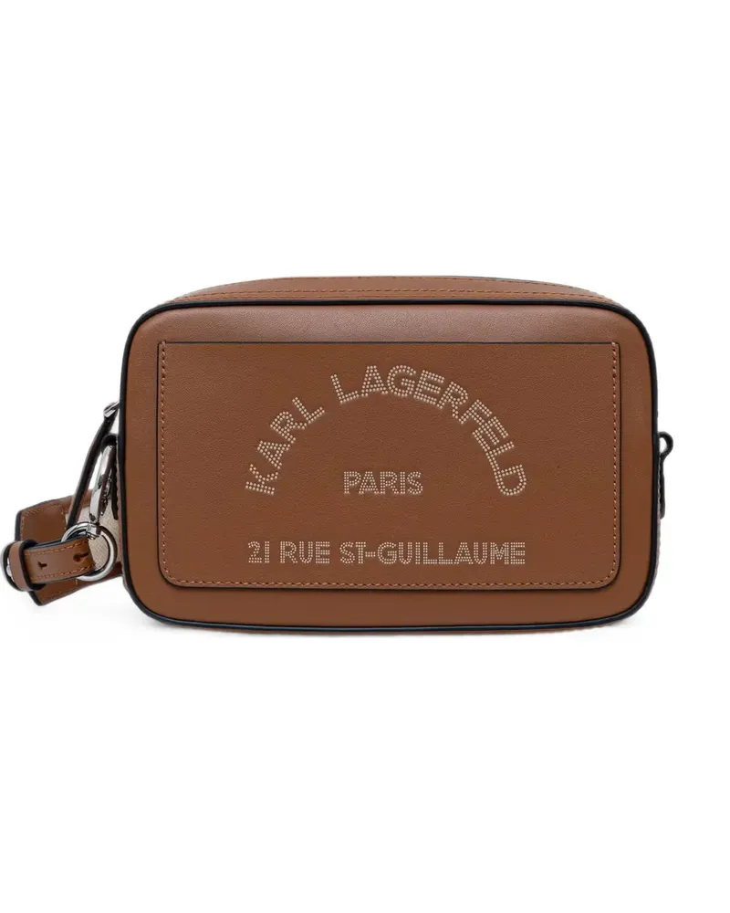 Karl Lagerfeld Rue St-Guillaume Umhängetasche - Braun Braun