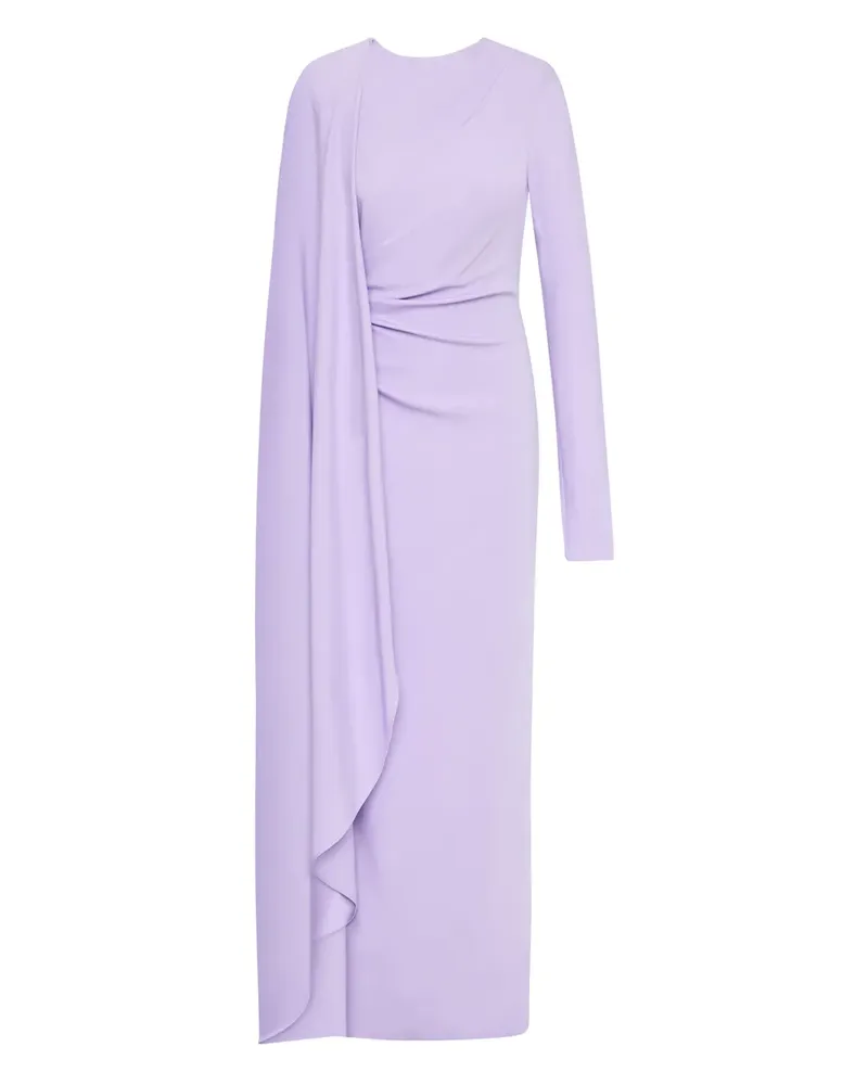 Rachel Gilbert Abendkleid mit asymmetrischen Ärmeln - Violett Violett