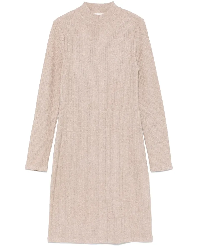 Vince Geripptes Minikleid - Nude Nude