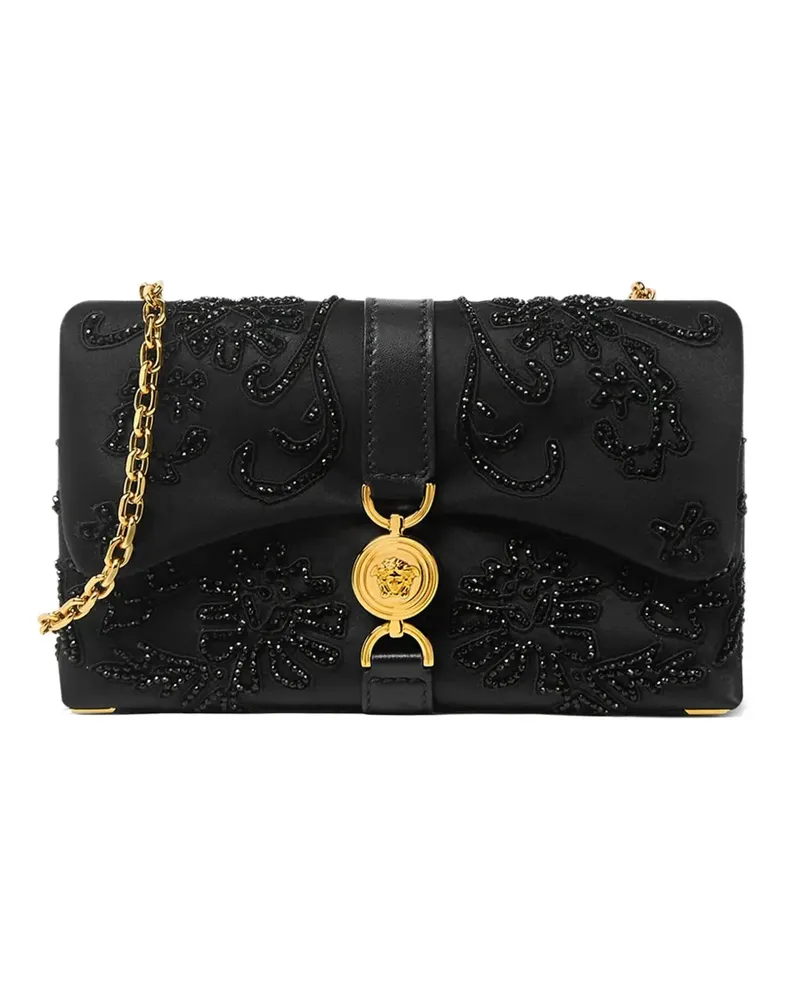Versace Mini Kleio Medusa Umhängetasche - Schwarz Schwarz