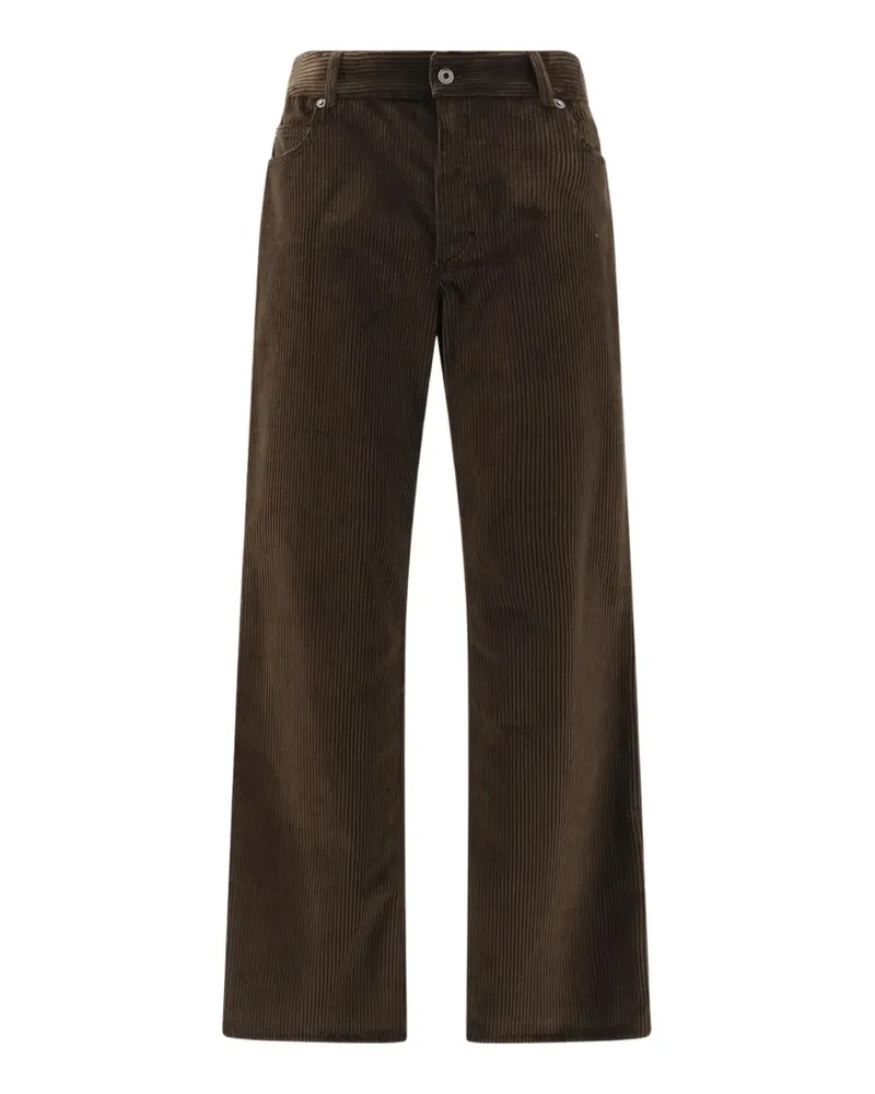 Loewe corduroy straight-leg trousers - Braun Braun