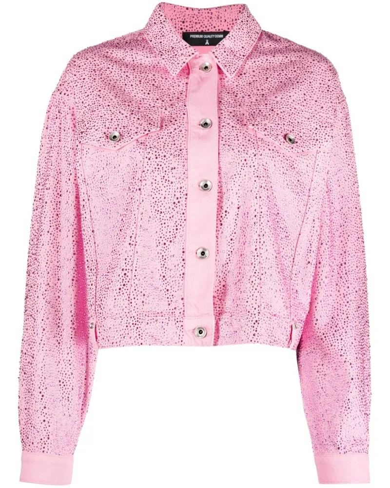 Patrizia Pepe Jacke mit Strass Rosa