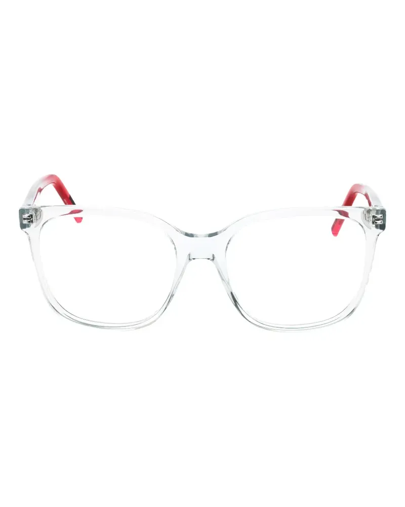 HUGO BOSS Brille mit eckigem Gestell - Weiß Weiß