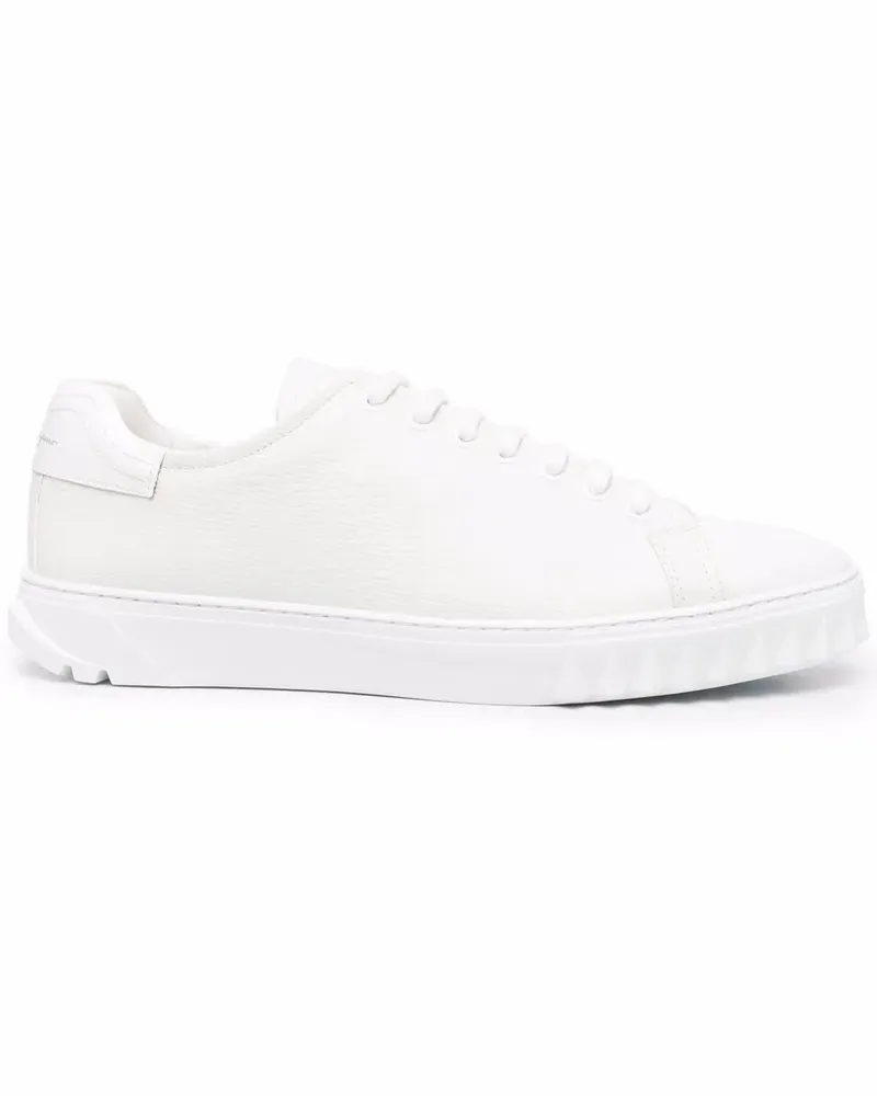 Ferragamo Sneakers mit Logo - Weiß Weiß