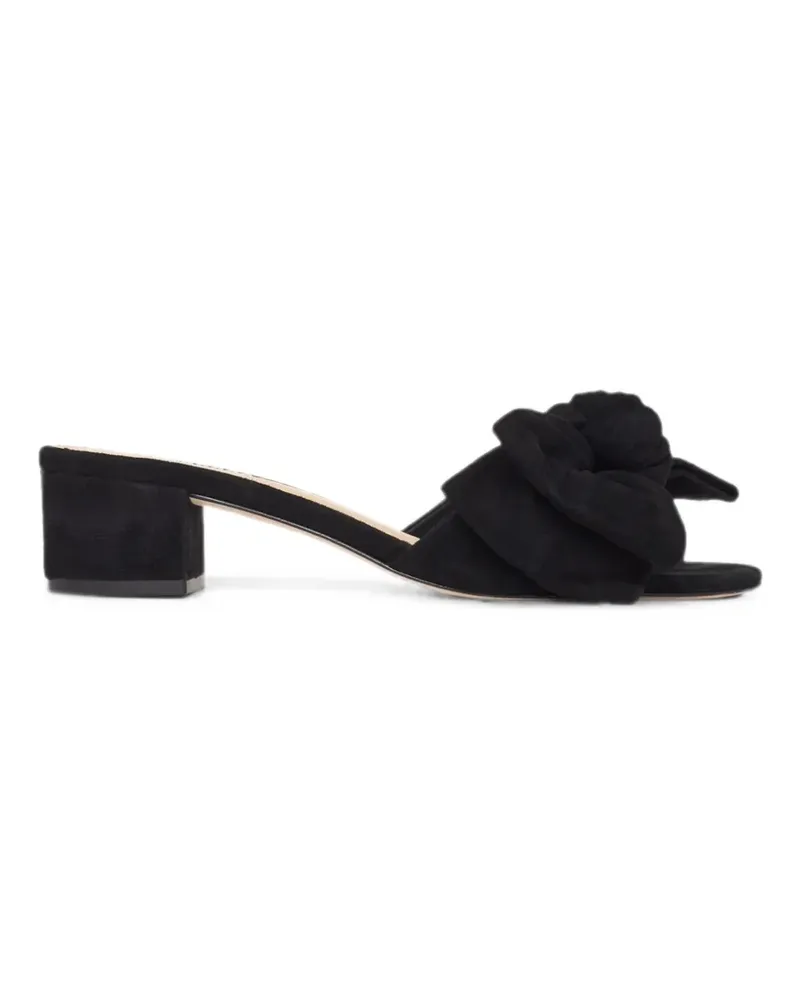 Cinq à Sept Faith Sandalen aus Wildleder - Schwarz Schwarz