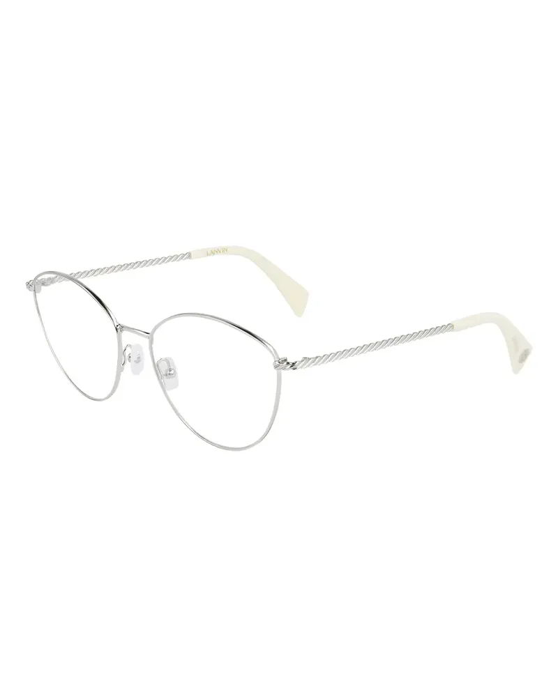 Lanvin Brille mit rundem Gestell - Grau Grau
