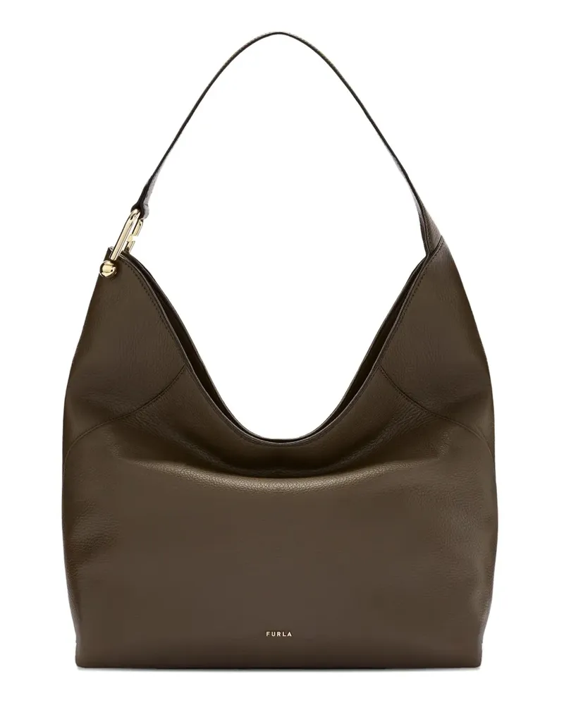 Furla Große Lara Schultertasche - Braun Braun