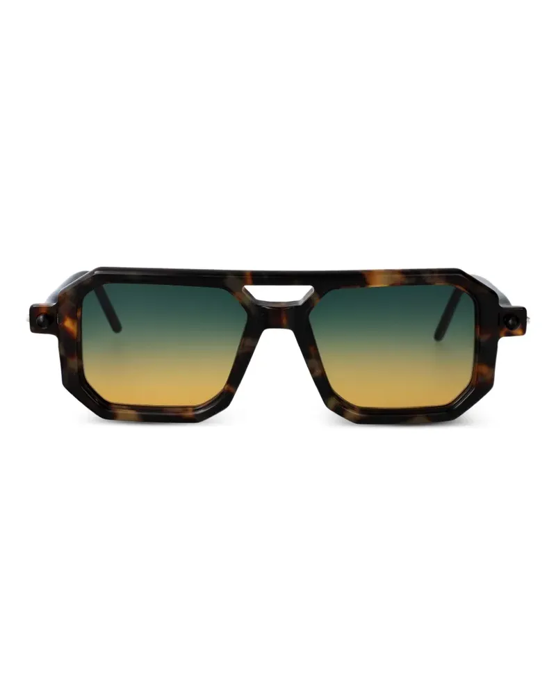 KUBORAUM Maske P8 geometric-frame sunglasses - Braun Braun