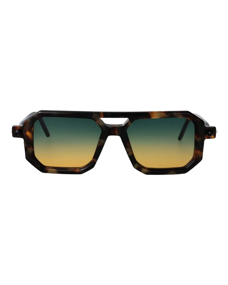 KUBORAUM Maske P8 geometric-frame sunglasses - Braun Braun