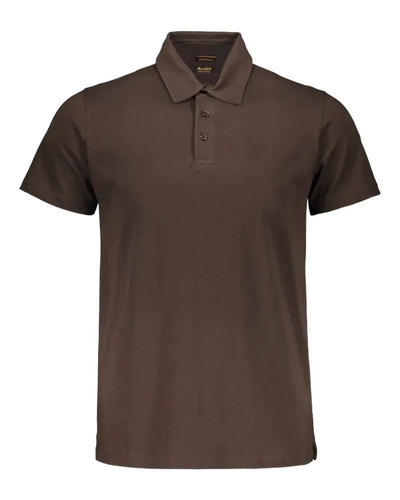 MOORER Pachino Poloshirt - Braun Braun