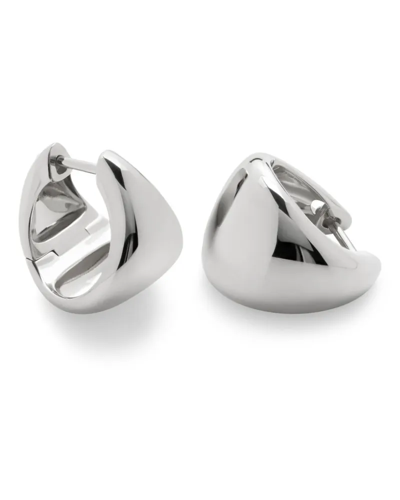 Monica Vinader Kleine Tapered Creolen - Silber Silber
