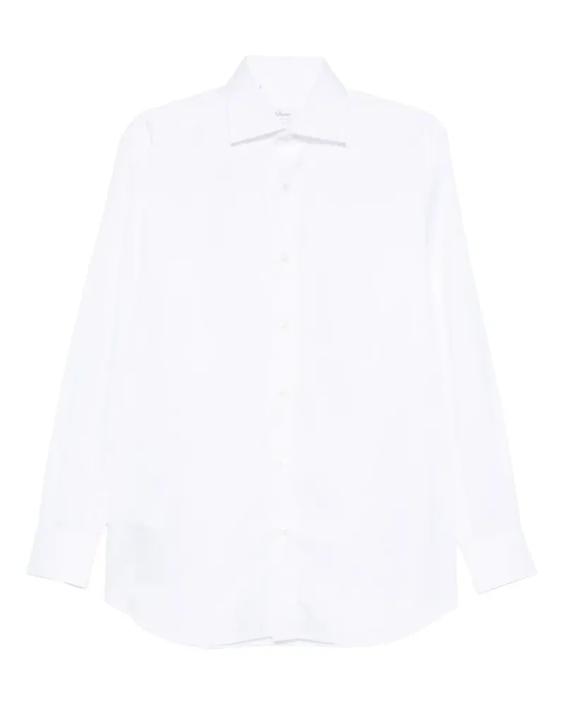 Brioni long-sleeve button-up shirt - Weiß Weiß