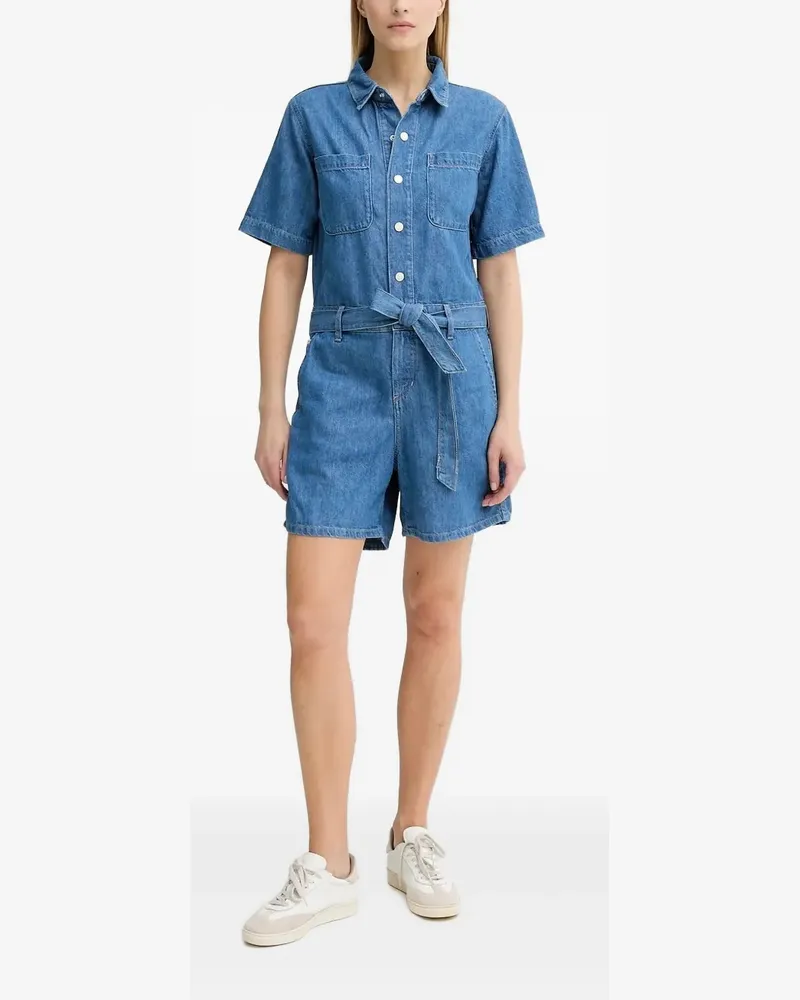 Marc O'Polo Jeans-Jumpsuit mit Knopfverschluss - Blau Blau