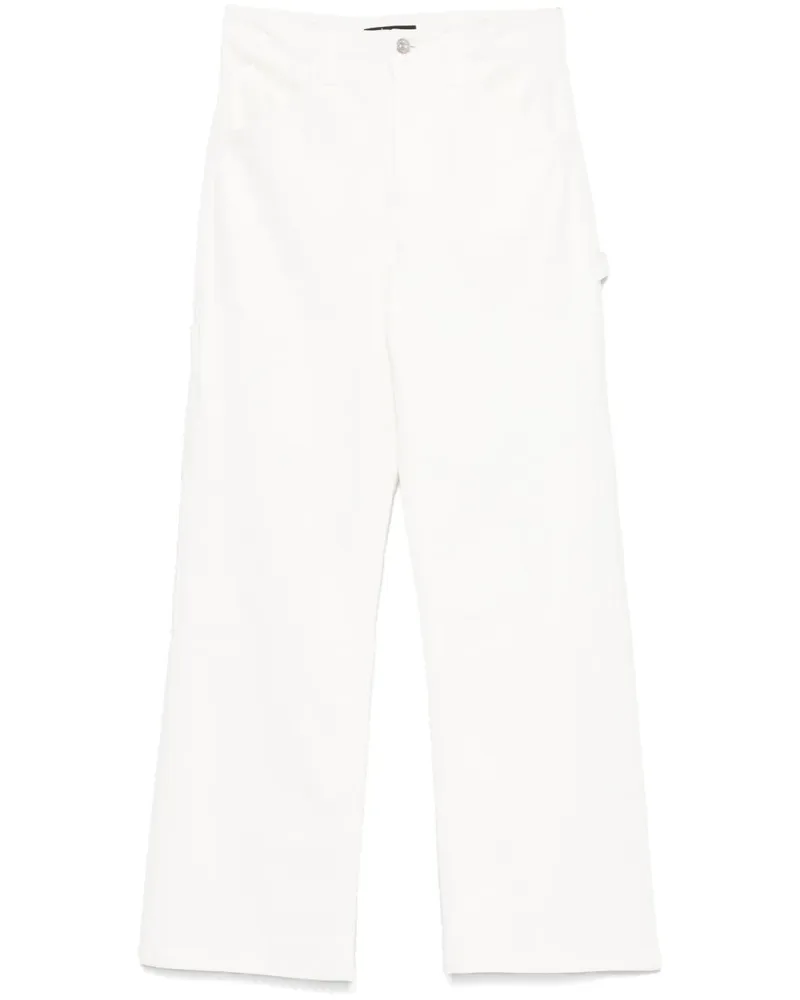 Maje Jeans mit geradem Bein - Weiß Weiß