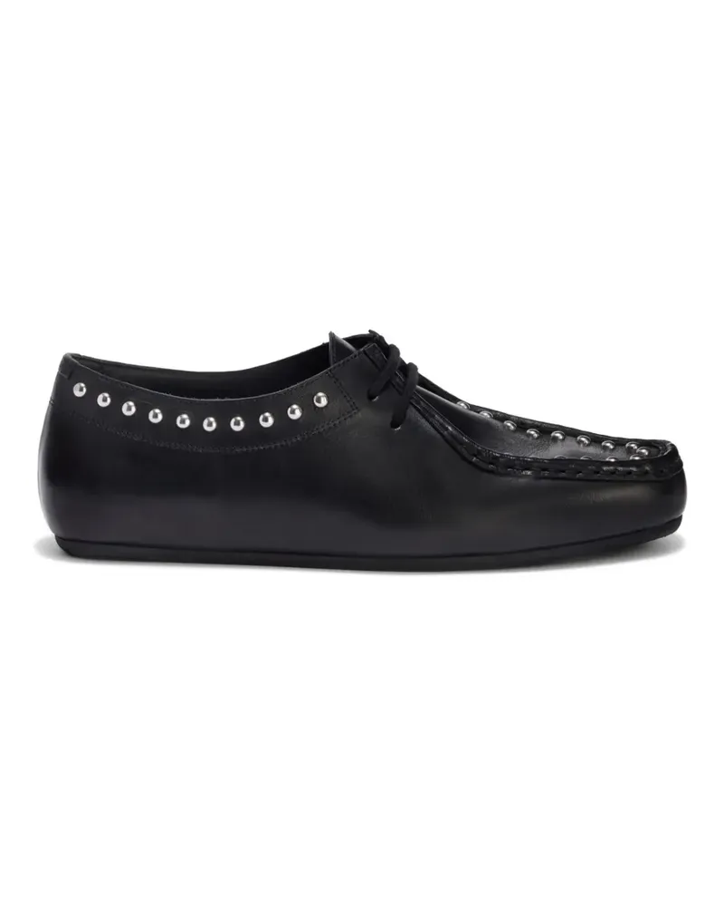 Jil Sander Hood Loafer mit Nieten - Schwarz Schwarz