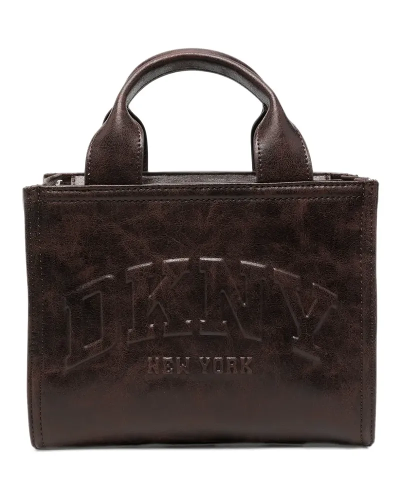 DKNY Shopper mit Logo-Prägung - Braun Braun