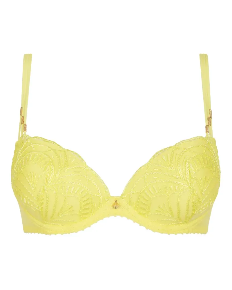 Aubade Vibes Push-up-BH mit Stickerei - Gelb Gelb
