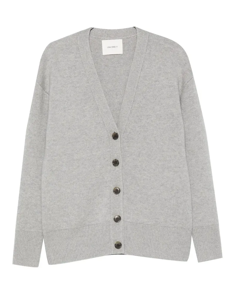 Lisa Yang Amery V-neck button-up cardigan - Grau Grau