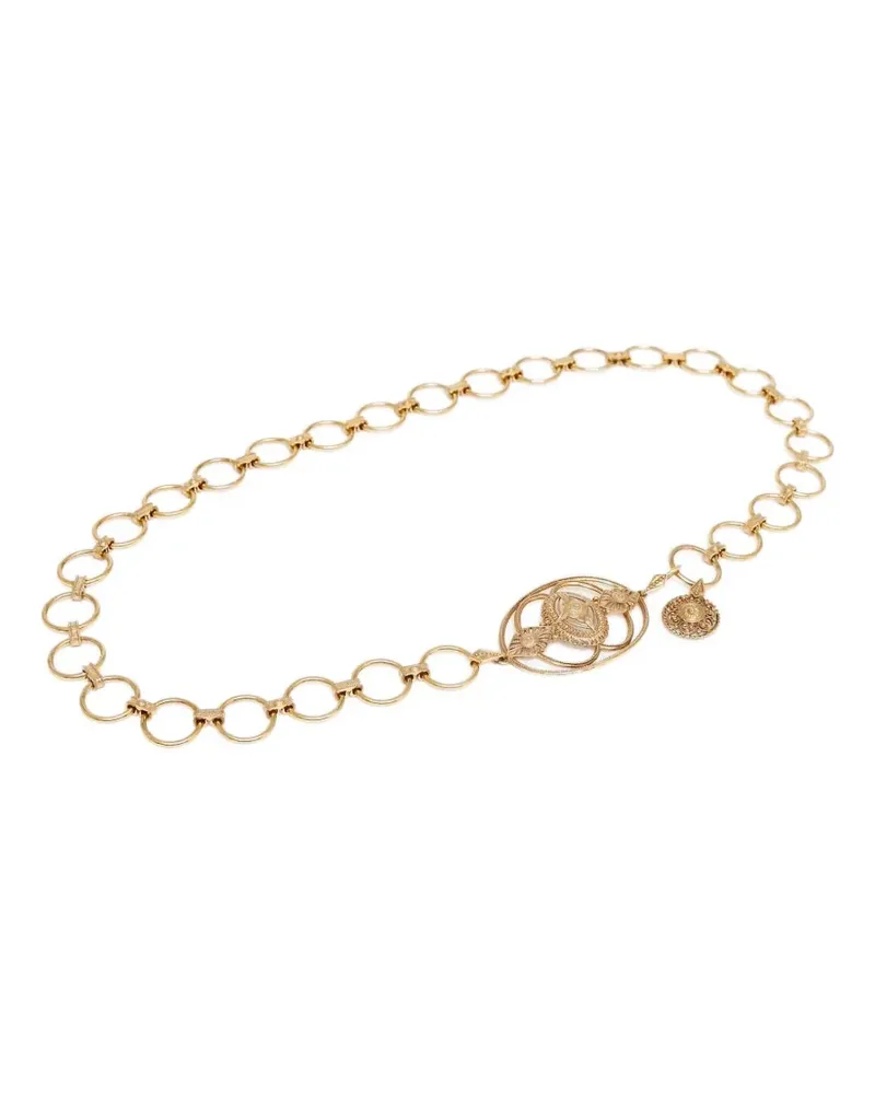 Chloé Gürtel mit Logo-Gravur - Gold Gold