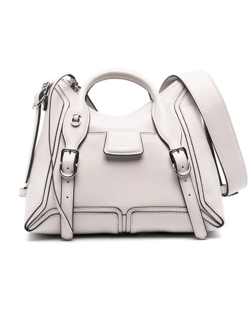 3.1 phillip lim Pashli Moto Satteltasche Weiß